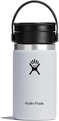 12 oz hydro flask bottle with large neck with flexible cap - white.. Navigate through thousands of products at pocket-friendly prices with DIAYTAR NIGERIA's easy-to-use platform.