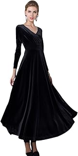 Long gypsum with long -sleeved velvet and V -collar for women, gold.. Discover the joy of online shopping with DIAYTAR NIGERIA's budget-friendly prices and reliable shipping.