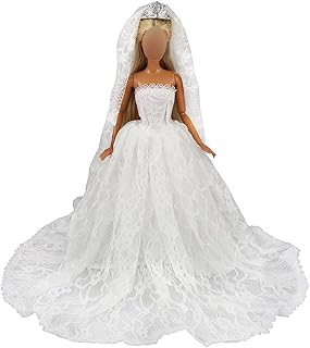 Barua doll clothes for Barua dolls: wedding dress with long sail, Christmas gift.. Shop across boundaries with DIAYTAR NIGERIA's comprehensive catalog delivered nationwide at budget rates.