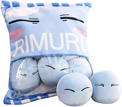 Anime that time the got rebuilt in slime Tempest Rimuru, soft soft doll, removable plush pillow, 6 cute interior dolls (blue).. Experience the ease of modern shopping with DIAYTAR NIGERIA's comprehensive platform and quick delivery.