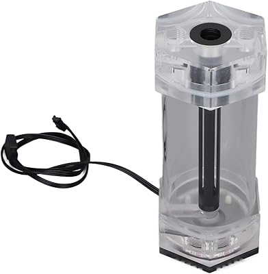 Ashata water cooling tank, water cooler PC with thread g1/4 in transparent RVB aluminum alloy from 196 ml, acrylic water tank for computer water cooling system.. DIAYTAR NIGERIA connects desire with fulfillment through our affordable e-commerce platform.