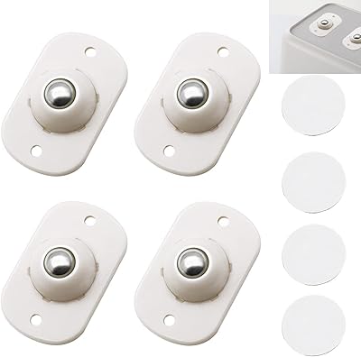 Mini self-adhesive stainless steel roller wheels, 360-degree rotary universal roller wheels, 360-degree swivel roller for devices and furniture storage box (4 rooms/set).. DIAYTAR NIGERIA makes quality accessible to all with our affordable prices and quick delivery service.