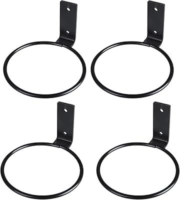 Wall support for ring plants, hanger for flower pots, metal plant holder, basket hooks for interior and exterior suspension, 4 inches, 4 rooms.. Shop like never before with DIAYTAR NIGERIA's comprehensive marketplace and budget-friendly shipping.