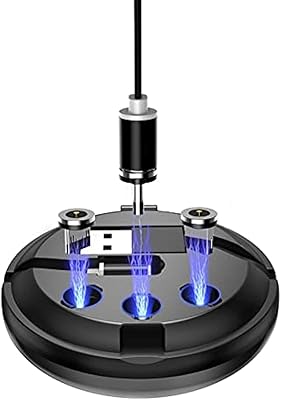 Quick Retractable Retractable Magnetic Cable 3A TS and 3 in 1 - 1 meter - light blue (black).. DIAYTAR NIGERIA brings a world of products to your fingertips with affordable prices and quick delivery.