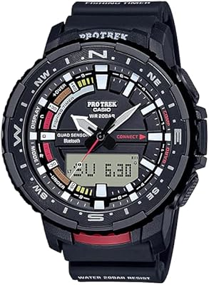 Protrek analog-numeric watch for men, PRT-B70-1DR, black, bracelet.. Why shop anywhere else? DIAYTAR Nigeria has it all and delivers fast.