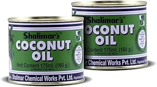 Pot of green coconut oil Shalimar 175 ml (pack of 2).. Discover why DIAYTAR NIGERIA is the smart shopper's choice for affordable products delivered nationwide.