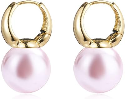 Pendant earrings gold plated 18 carats, golden earrings for women, hanging earrings in real freshwater pearls for women, jewelry for special occasions.. DIAYTAR NIGERIA brings the marketplace to your home with budget-friendly prices and nationwide delivery.