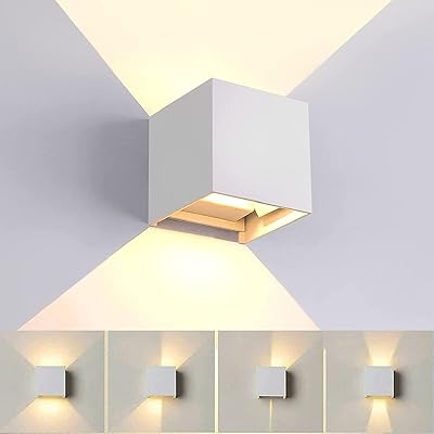 High and low modern wall lamp for interior wall lamp, aisle, staircase, bedroom, reading corridor, living room, balcony, interior decorative light (white).. DIAYTAR NIGERIA delivers value, variety, and convenience with our nationwide 5-8 day shipping.
