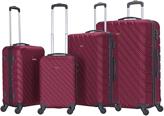 Set of luggage with rigid rollers in ABS Star Gold with Number lock, Bordeaux color - 20, 24, 28, 32 inch, set of 4 rooms.. Get everything you need without leaving your home. DIAYTAR Nigeria offers a seamless shopping experience and delivers your orders quickly and reliably.