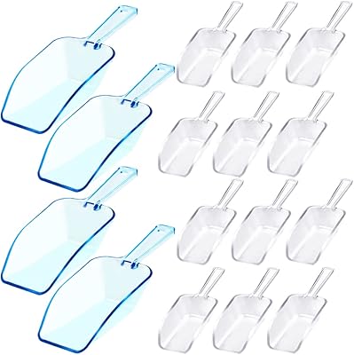 Aivoda 16 pieces of acrylic plastic kitchen spoon, versatile transparent ice spoon for ice cream containers, wedding festival, dessert, protein powder.. DIAYTAR NIGERIA brings online shopping to every Nigerian with affordable prices and reliable shipping.