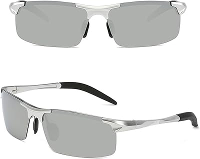 【TTQK】 Polarized sunglasses in aluminum and magnesium alloy, day and night, outdoor cycling, UV protection.. Discover why thousands choose DIAYTAR NIGERIA for affordable products delivered in less than a week.