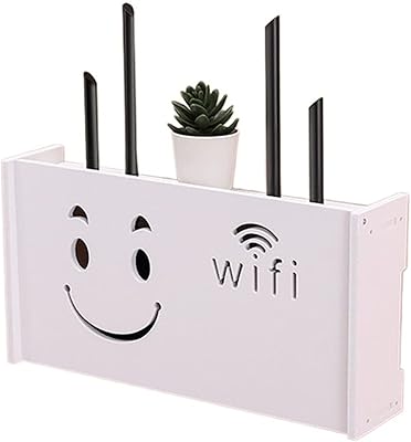 HQLife Storage Totes Storage box Set Top Cable Cable Wall Mounting Band Wall Food Hide Office Shelf at the House Housed Organizers (Size: Smile).. Experience shopping satisfaction with DIAYTAR NIGERIA's vast selection and nationwide delivery service.