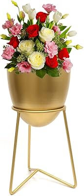 Sky walk metal planter pot with plants for plants and flowers.. DIAYTAR NIGERIA: Your one-stop e-commerce destination with affordable prices and nationwide delivery in 5-8 days.