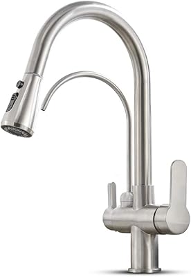 Menat Filter Kitchen Faucet with 3 -way Drinking Water Faucet in 1.. Get access to thousands of affordable products only on DIAYTAR Nigeria.