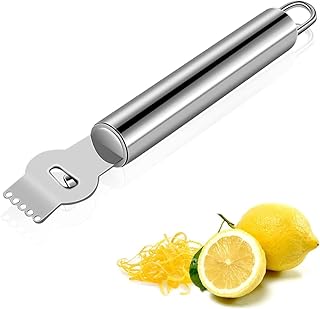 Senbos lemon lemon zest, orange stainless steel citrus peeler with channel knife and suspension loop, citrus zest grater, lemon torsion tool, kitchen and bar drinking, dishwasher pass.. DIAYTAR NIGERIA: Bringing affordable shopping solutions with a diverse product catalog delivered nationwide.