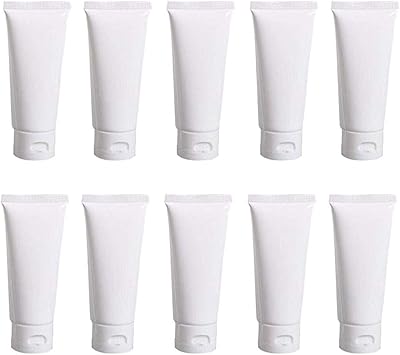 20 white plastic recharge pieces, cosmetic flexible tubes, waterproof makeup travel packaging bottles, bottles with folding lid, sampling storage containers, shampoo and toiletries dispenser (30 ml/1 oz).. DIAYTAR NIGERIA brings the nation's largest product catalog to your doorstep at prices you'll appreciate.