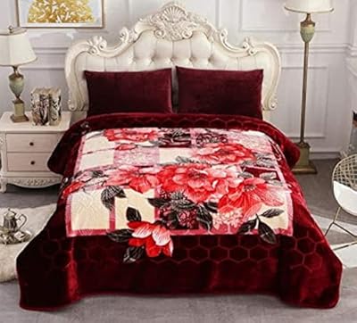 Bezzilish Home Super sweet and super hot Korean Vishtine cover for single bed for winter - Multicolor (152 cm x 226 cm) Package of 1.. DIAYTAR NIGERIA: Making online shopping accessible with affordable prices and nationwide delivery service.