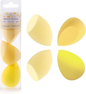 Beautyblender make -up sponge, sponges of foundation of a foundation ideal for women to apply make -up, highlighter, foundation, powder, cream or liquid (4 pieces of yellow makeup sponge).. Experience the future of online shopping with DIAYTAR NIGERIA's extensive product range and competitive pricing.