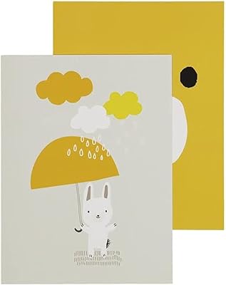 Hima animal -shaped printed posters, 15 cm x 20 cm, yellow/gray format.. DIAYTAR NIGERIA: Where every Nigerian finds affordable products delivered within the week.