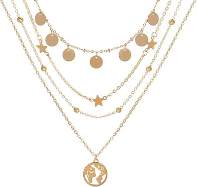 The western superimposed gold chain necklace for modern women has a zircon.. DIAYTAR Nigeria is your reliable online shopping destination offering an extensive range of products across all categories. Enjoy fast nationwide delivery in just 5 to 8 days and some of the lowest prices in the market.