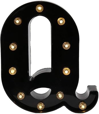 LED POOQLA LED letters from the Marquise alphabet with lights (black).. Elevate your shopping experience with DIAYTAR NIGERIA's vast catalog and budget-friendly options.