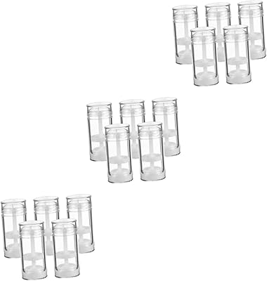 Vomez. 15 pieces plastic bottles of cream for women tube distributor chapstick from low to high bottles in transparent plastic empty cream sub-distributor.. Shop smart, shop DIAYTAR - Nigeria's most affordable e-commerce platform with nationwide delivery.