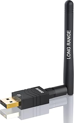 Long -range USB Bluetooth adapter for PC Dongle Bluetooth USB 5.1 with high gain antenna, Wireless Bluetooth Wireless receiver 1 328ft/100m, Bluetooth adapter for Windows 11/10/8/7.. DIAYTAR NIGERIA: Making online shopping accessible with affordable prices and nationwide delivery service.