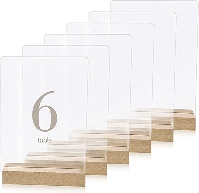 6 sets of virgin acrylic table panels with supports.. Nigeria’s trusted store online — DIAYTAR Nigeria never disappoints.