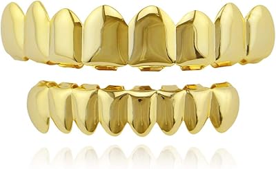 Hip hop hip hop 18 -carat plated WOID Custom for upper and lower grid and mouth.. Browse endless categories on DIAYTAR Nigeria — your items delivered in just days.