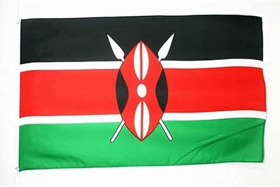 Kenya flag 3 "x 5" - Kenya flags 90 x 150 cm - Banner 90 x 1.5 m light polyester.. For everyday items and more, trust DIAYTAR Nigeria.