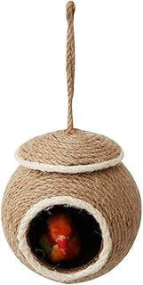 Bird nest in coconut shell rope for canary nest.. Get access to thousands of affordable products only on DIAYTAR Nigeria.