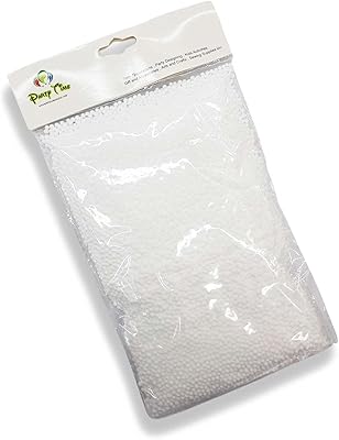 Party Time - 1 Package of thermacol pearls/Mini polystyrene balls for children, DIY of party decorations to make slime (white).. Your digital shopping destination, DIAYTAR NIGERIA combines variety with affordability and quick delivery.