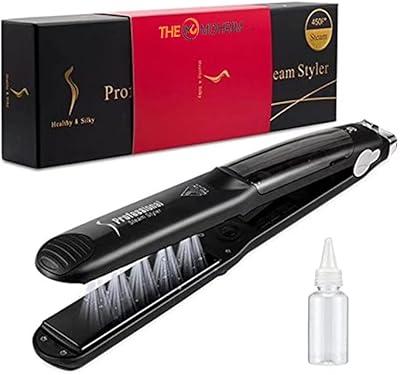 Professional Moharam Steam iron Flat Ion Ion Ion Steams 3 in 1 curling iron.. DIAYTAR NIGERIA revolutionizes online shopping with competitive prices and reliable 5-8 day delivery.