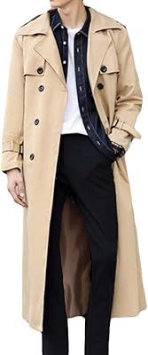 Double buttoning oversized coat for men, casual windbreaker, long plush coat... DIAYTAR NIGERIA: Bringing affordable shopping solutions with a diverse product catalog delivered nationwide.