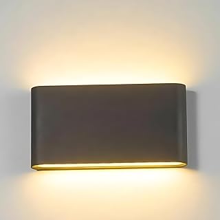 Outdoor wall lamp Modern LED 12W, Waterproof exterior wall light IP65 High and low anti-dust, Warm white (black).. Discover thousands of products on DIAYTAR Nigeria with delivery between 5 to 8 days across the country.