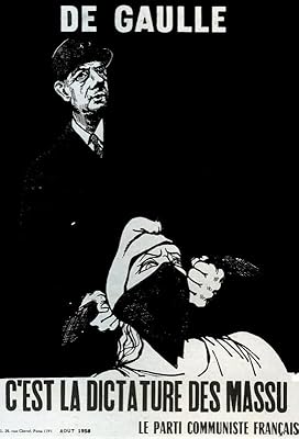 1958 PCF Le Gaulle is the resumption of Massu Text and an illustration of Andr Fouge J33106 A2 poster on photo paper - Thick brilliant (24/16.5 inches) (59/42cm) - JKPRINT - Film posters.. DIAYTAR NIGERIA: Creating access to affordable products for every Nigerian with our swift delivery service.