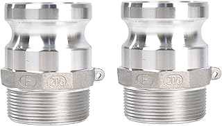 (Package of 2) Came -grooved hose connections in Camlock aluminum.. DIAYTAR NIGERIA redefines convenience with our diverse marketplace and affordable nationwide shipping.