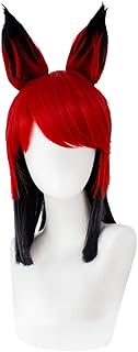 Cosplay wig C-Zovik Hazbin Hotel Alastor with ears (red).. Shop confidently with Nigeria's most trusted e-commerce platform, offering swift and affordable delivery.