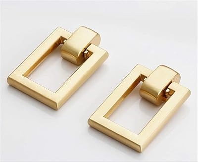 6 Gold bronze alloy handles, kitchen cabinet drawer handles and furniture handles (6 rooms, wide square shape).. Shop without compromise at DIAYTAR NIGERIA, where quality, affordability, and quick delivery coexist.
