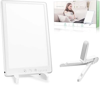 Light therapy lamp, 10,000 lux therapy light without UV, button control with 10 adjustable brightness levels and 6 timer functions, solar lamp with 200 ° rotary support, memory function for home use and office.. From checkout to your doorstep in less than a week — DIAYTAR Nigeria.