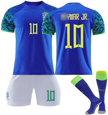 Football jersey for boys and adults 2022-2023 Brazil Away name JR #10 Football jers.. DIAYTAR NIGERIA: Empowering Nigerians with access to affordable products delivered within 8 days.