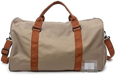 Hamkaw Sports bag with shoe compartment, large capacity, multi-pocket sports bag for men and women, training, travel, khaki.. Shop electronics, clothes, and everything in between on DIAYTAR Nigeria.