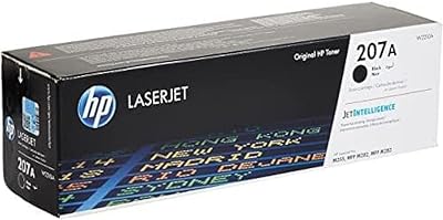 Authentic black laserjet toner cartridge HP 207A [W2210A] | Works with HP LaserJet Pro M255, M282 and M283 printers.. DIAYTAR NIGERIA brings the marketplace experience online with affordable and reliable delivery service.