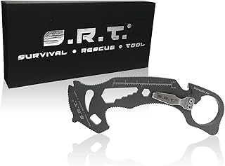 S.R.T. survival rescue tool - High -end multifunction tool at 14 functions for personal protection applications on a daily basis - Automotive rescue tool with Safety Cutting and Wet Breeze - Compliant with TSA.. Experience retail therapy without the financial stress at DIAYTAR NIGERIA's budget-friendly marketplace.