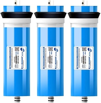 Membrane replacement cartridge with reverse filter tolerance of 2.8 "x 11.7" for domestic water purifier, desalination rate of 96 % (pack of 3).. Your ideal shopping companion, DIAYTAR NIGERIA offers unmatched variety with delivery within a week.