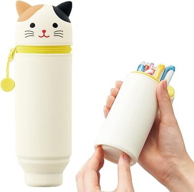 LEHA LAB Japanese chat pag Kawaii Cat Pagnet For school, office, college, cute school supplies, animal-shaped-shaped holders for teenage girls, Calico cat artist pencil kit (A7712-7).. DIAYTAR NIGERIA delivers on every promise with our affordable prices and nationwide delivery service.