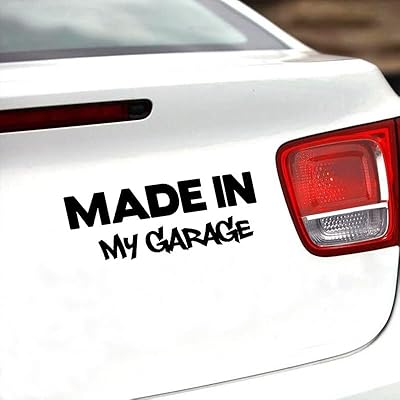Soldot Creative Design Garage Porte PVC Garage Sticker in waterproof vinyl for motorcycle bumper (17.5 x 5.9 cm, black).. Discover endless shopping possibilities at DIAYTAR NIGERIA, with budget-friendly prices and reliable delivery.