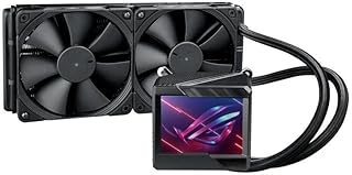 Cooling liquid processor all-in-one ASS ROG RYUGEN II 240 with 3.5-inch LCD screen, Intel LGA 1700,1200 and AM4 processor, 2 INSSTRIAL BBC-Black NOCTUA Radiator Fans-Black.. DIAYTAR NIGERIA brings the joy of affordable shopping to your fingertips with delivery in less than 8 days.