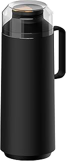 Insotherme carafe under TRAMONTINA vacuum | 1L thermal water bottle | Polypropylene with interior glass lining | Black XATA thermal drinks dispenser.. DIAYTAR NIGERIA: Your trusted partner for affordable online shopping with reliable delivery timeframes.