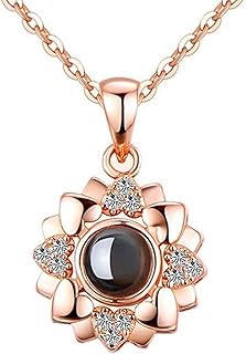 Reflective pendant necklace I love you in 100 languages ​​for women - Romantic birthday gift, Valentine's Day and Wedding.. DIAYTAR NIGERIA makes every shopping desire a reality with affordable prices and delivery in 5-8 days.